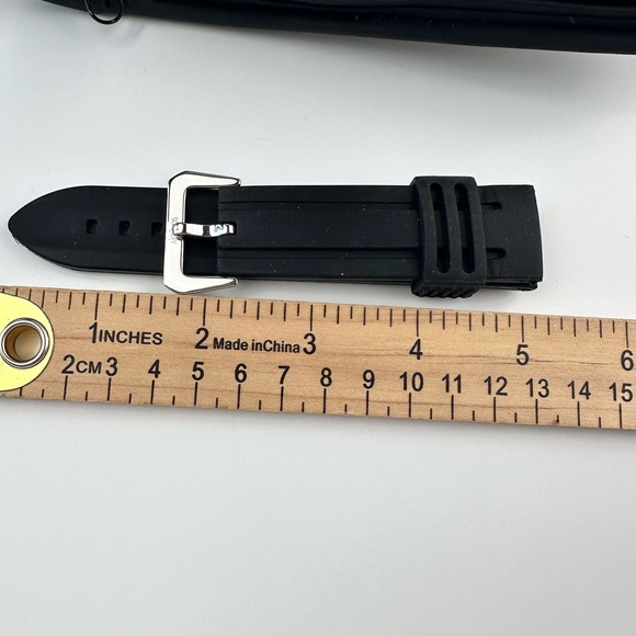 NOS Akribos XXIV Multi Function Chronograph Watch Stainless Steel extra Band - Picture 12 of 15